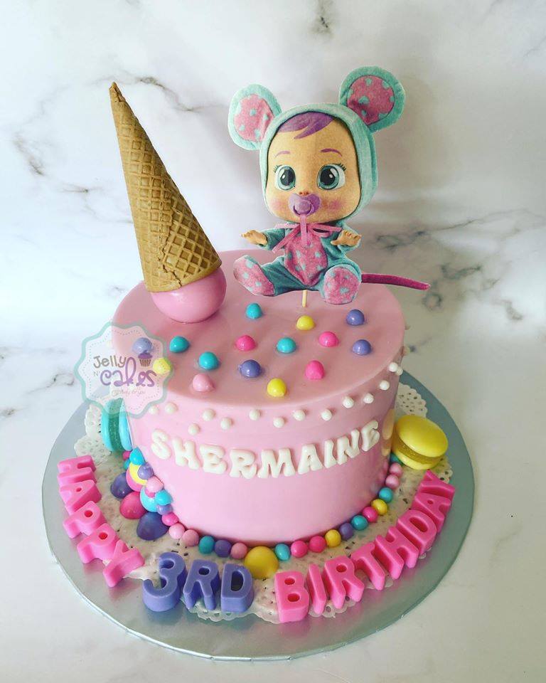 Baby Birthday Jelly Cake
