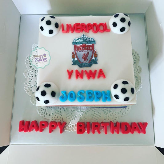 Liverpool Birthday Cake