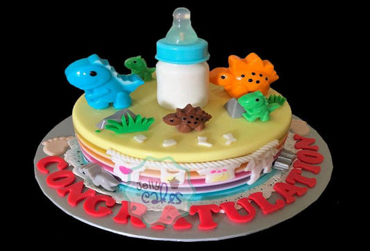 Baby Birthday Jelly Cake