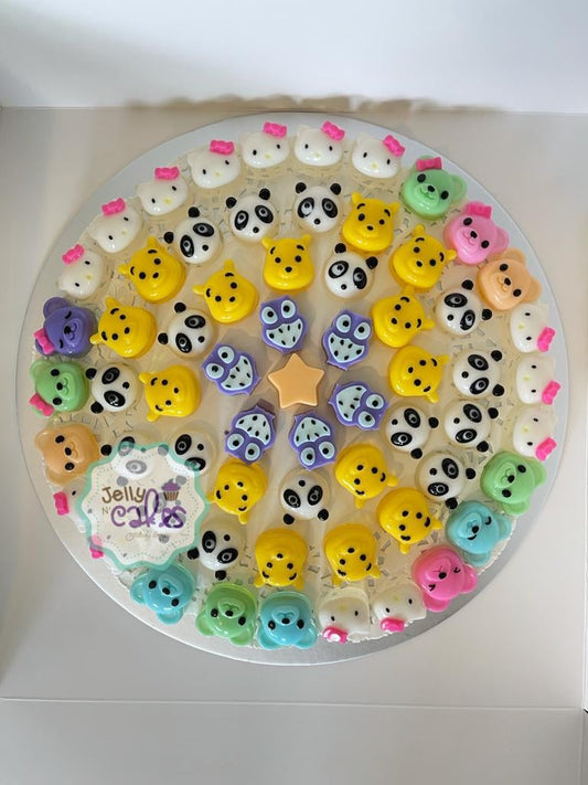Panda , Hello Kitty & Winnie Mini Jelly Bites