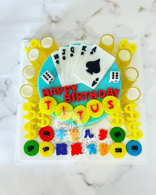 Poker Card Jelly Cake