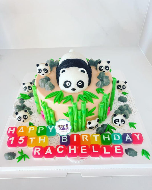 3D Panda Jelly Cake