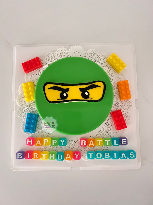 Lego Ninja Go Birthday Jelly Cake