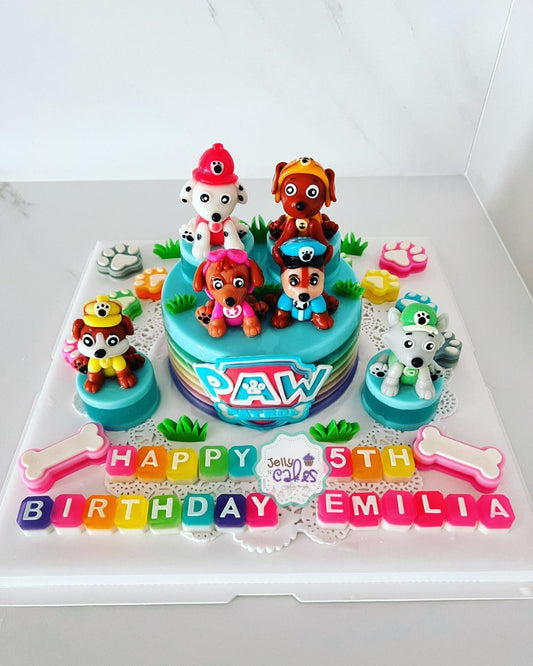 Paw Petrol Jelly Cake