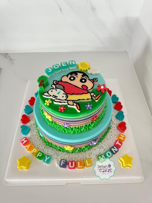 Crayon Shinchan (La Pi Xiao Xin) Birthday Jelly Cake
