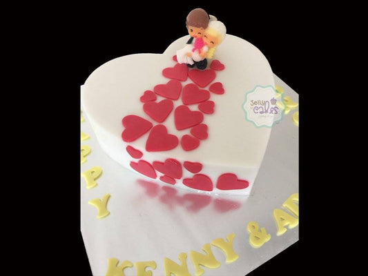 Wedding Cake in Jelly
