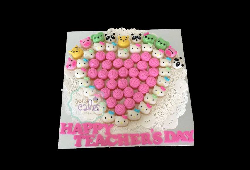 Mixed Cute Jelly Mini Bites with flowers