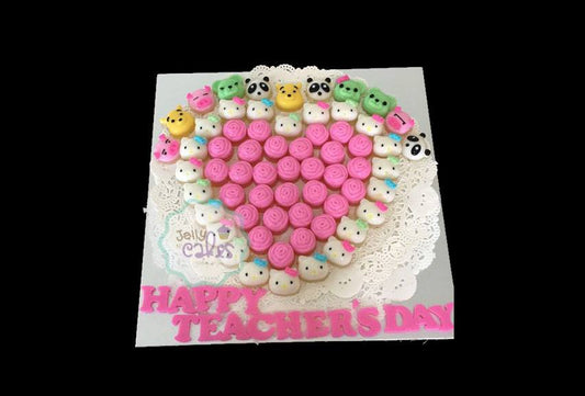 Mixed Cute Jelly Mini Bites with flowers