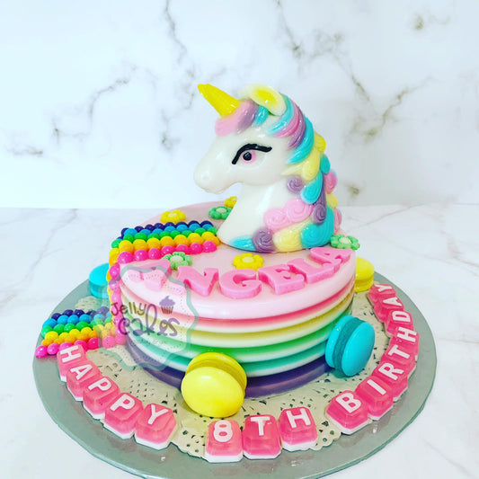 Unicorn Jelly Cake