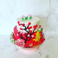 2 Tier Longetivity Cake