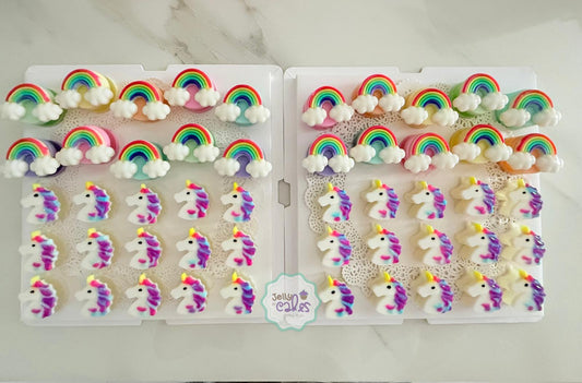 Unicorn and Rainbow Mini Bite