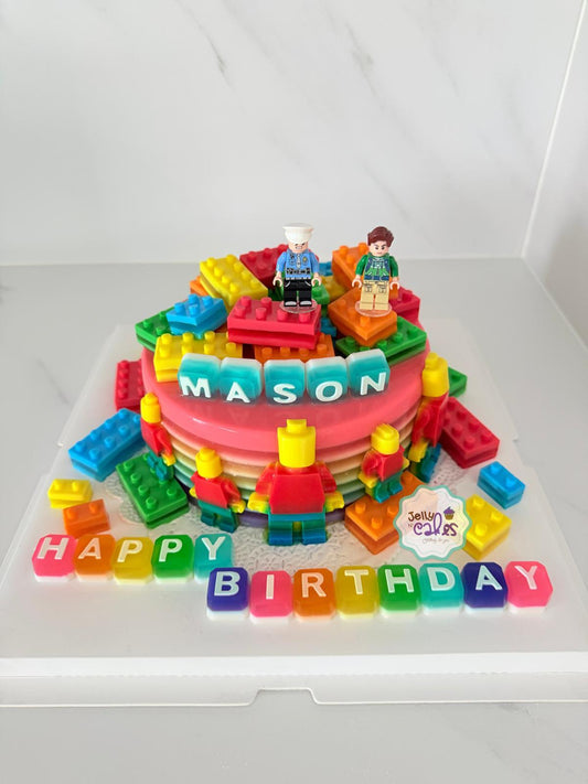 Lego Birthday Jelly Cake